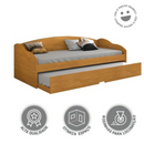 Sofá Cama Solteiro Duo com Cama Auxiliar