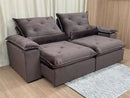 Sofá Retrátil Reclinável Zuqui