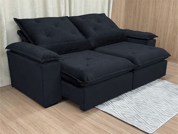 Sofá Retrátil Reclinável Zuqui