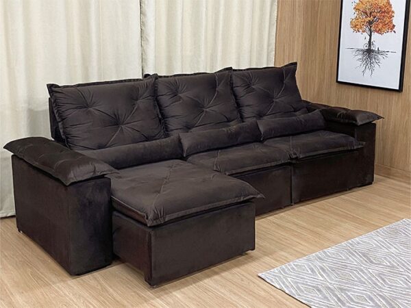 Sofá Retrátil Reclinável Grécia Plus