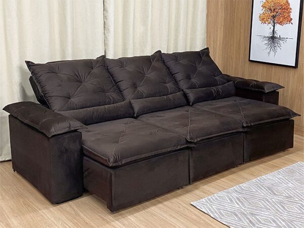 Sofá Retrátil Reclinável Grécia Plus