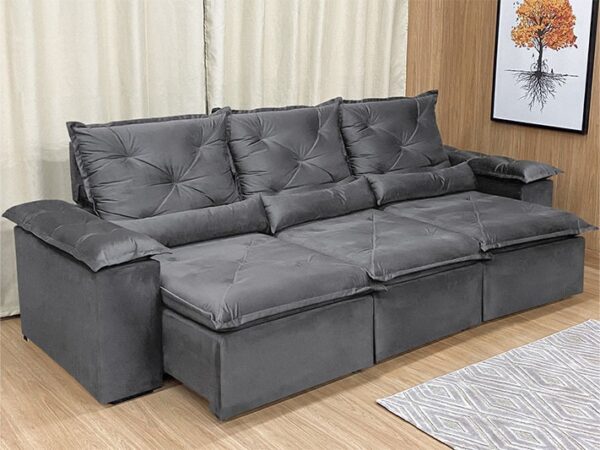 Sofá Retrátil Reclinável Grécia Plus