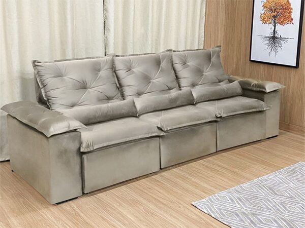 Sofá Retrátil Reclinável Grécia Plus