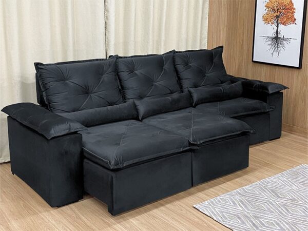 Sofá Retrátil Reclinável Grécia Plus