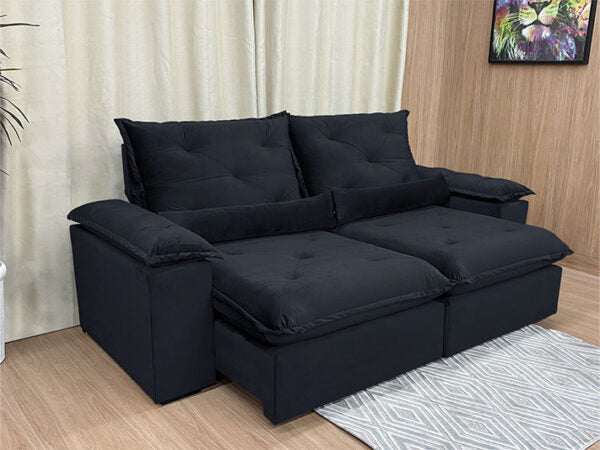 Sofá Retrátil Reclinável Zuqui