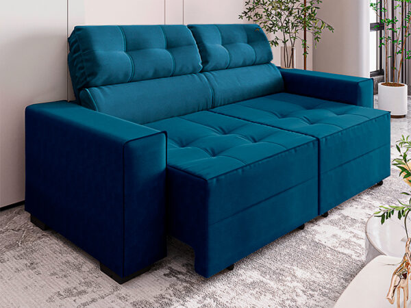 Sofá Retrátil Reclinável França Premium