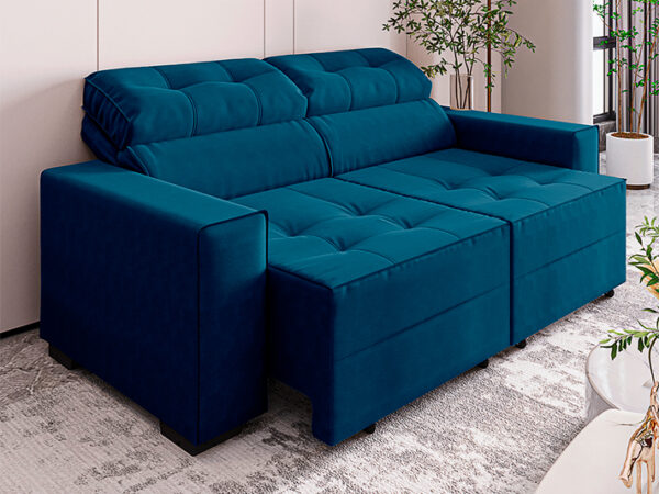 Sofá Retrátil Reclinável França Premium