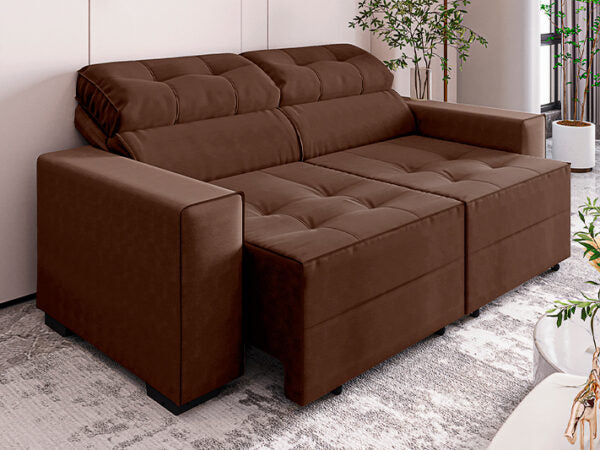 Sofá Retrátil Reclinável França Premium