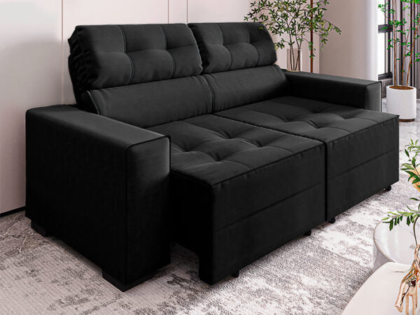 Sofá Retrátil Reclinável França Premium