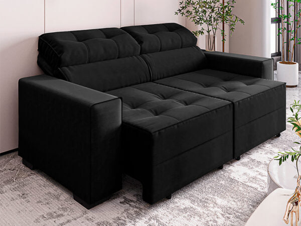 Sofá Retrátil Reclinável França Premium