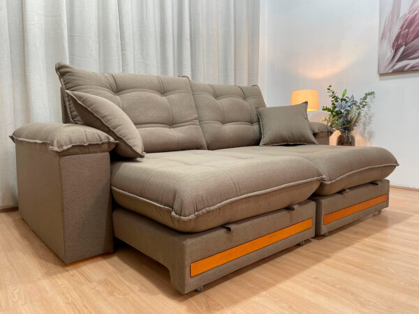 Sofá Retrátil Reclinável Gael