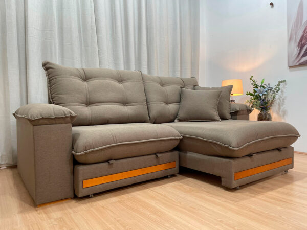 Sofá Retrátil Reclinável Gael