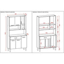 Armário de Cozinha Compacta Gold – 6 Portas