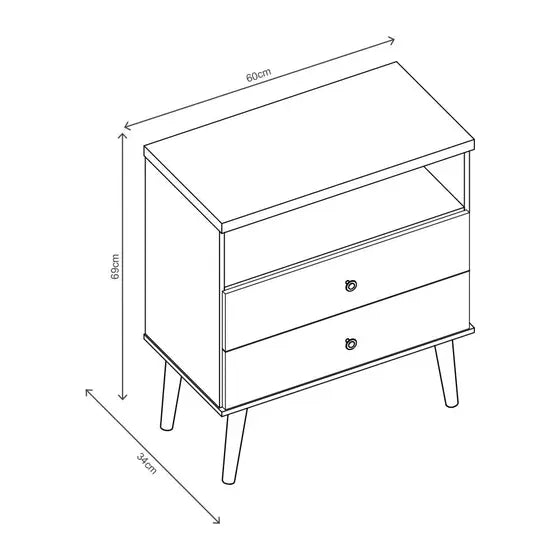 Mesa de Cabeceira Viena