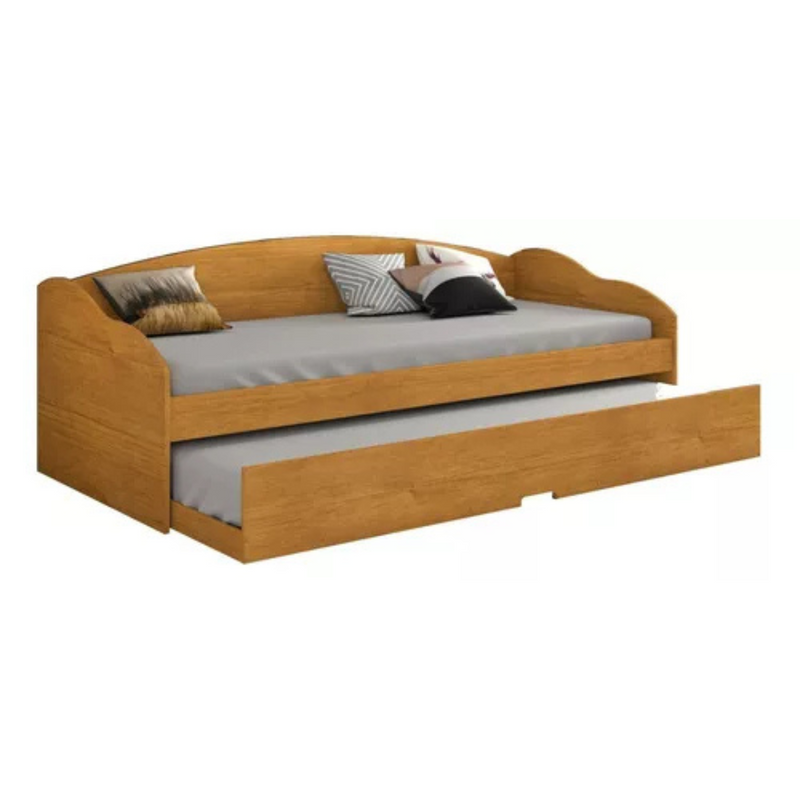 Sofá Cama Solteiro Duo com Cama Auxiliar